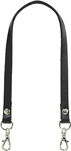 NBK 口金用持ち手 1本入(黒×シルバー・W約8mm×H約33cm) MAW20-B-S