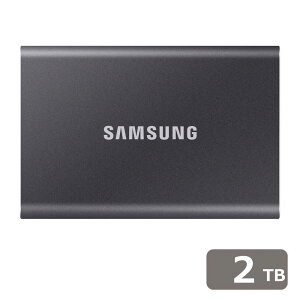 SamsungbTX |[^uSSD X^_[hf T7V[Y 2TBiO[j Portable SSD T7 MU-PC2T0T-IT/A