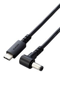 �G���R�� �m�[�gPC�p�[�d�P�[�u��(USB Type-C/DC5.5mm�R�l�N�^�[/100W) 2m�i�u���b�N�j DC-PDFE20BK