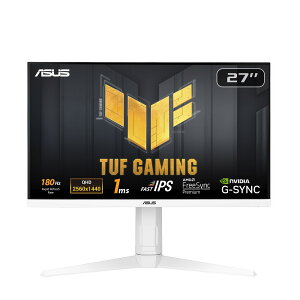 ASUSbGCX[X Q[~OtfBXvC(27^/Fast IPS/WQHD 2560×1440/180Hz/1ms/HDMI2.0/DP1.4/VESA/3Nۏ)(zCg) TUF Gaming VG27AQL3A-W