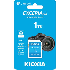 KIOXIAbLINVA yKizSDXC[J[h 1TB Class10 UHS-I KSDU-B001T EXCERIA G2