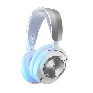 SteelSeries�i�X�e�B�[���V���[�Y�j 2.4GHz/Bluetooth�ڑ� ���C�����X�Q�[�~���O�w�b�h�Z�b�g Arctis Nova Pro WL P(PlayStation�p�j White�i�z���C�g�j 61526J