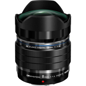 OM SYSTEM M.ZUIKO DIGITAL ED 8mm F1.8 Fisheye PRO ED8MMF1.8FISHEYE_OM ���}�C�N���t�H�[�T�[�Y�p�����Y
