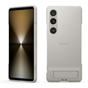 �\�j�[ Xperia 1 VI(SO-51E/A401SO/SOG13)�p Style Cover with Stand�i�v���`�i�O���[�j �y�\�j�[���� �������K�i�z XQZ-CBEC/HJPCX
