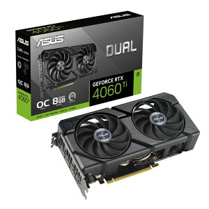 ASUSbGCX[X ASUS Dual GeForce RTX 4060 Ti OC Edition 8GB GDDR6yKiz pt2Axial-techt@2.5Xbg݌vŕL݊ DUALRTX4060TIO8GEVO