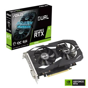 ASUSbGCX[X ASUS Dual GeForce RTX 3050 OC Edition 6GB GDDR6 rfIJ[hyKiz DUAL-RTX3050-O6G