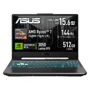 ASUSbGCX[X 15.6^ Q[~Om[gp\R ASUS TUF Gaming A15 FA506NCR (Ryzen 7/  16GB / SSD 512GB/ GeForce RTX 3050)Ot@CgubN TUF Gaming FA506NCR-R7R3050