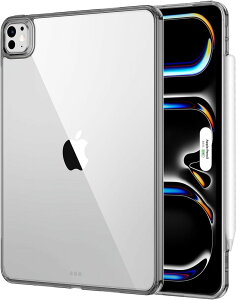 ESR iPad Pro 11�C���`�iM4/2024�j�p �n�C�u���b�h�N���A�P�[�X�iClear Black�j Classic Hybrid iPad Pro 11 M4 ESR541
