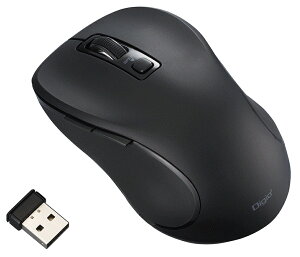 �i�J�o���V �����É� 5�{�^�� BlueLED�}�E�X(�u���b�N) Nakabayashi MUS-RKF214BK