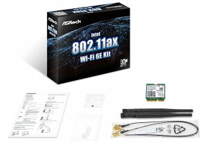 ASRockbAXbN }U[{[hpWi-FiLbg Intel 802.11ax Wi-Fi 6E Kit WI-FI 6E KIT