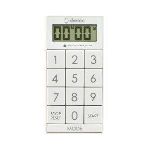 �h���e�b�N �L�b�`���^�C�}�[�@�z���C�g T-617WT dretec �X�����L���[�u [T617WT]