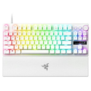 Razer yKizsbhgK[Ή wIveBJL[{[h L pz Huntsman V3 Pro Tenkeyless (White Edition) RZ03-04981700-R3M1