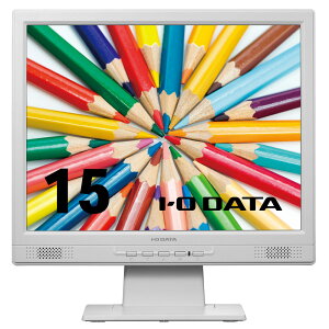 アイ・オー・データ機器|I-O DATA スクエア液晶ディスプレイ(15型/ADS/XGA 1024×768/60Hz/7ms/DVI-D・D-sub/VESA/5年保証)(ホワイト) アイオーデータ LCD-SAX151DW