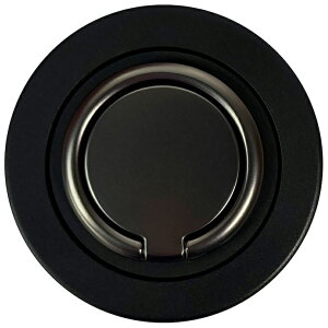 ユニーク MagSage対応スマホリング ミラータイプ(マットブラック) UNIQ MigMag Mirror(ミグマグミラー) MIMG-04MB