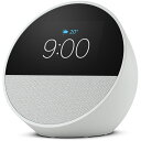 Amazon（アマゾン） Echo Spot（2024年発売） - スマートアラームクロック with Alexa、鮮やかなサウンド(グレーシャ…