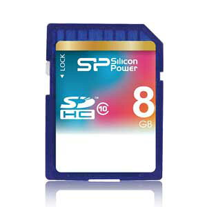 Silicon PowerbVRp[ SDHC[J[h 8GB Class10 SP008GBSDH010V10