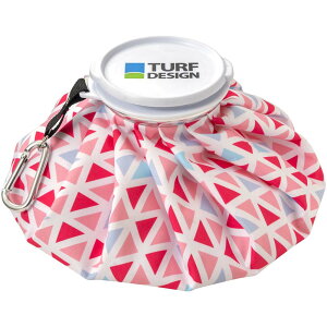 朝日ゴルフ アイスバッグ カラビナ付き(ピンク) TDIB-BD71-PK TURF DESIGN ICE BAG