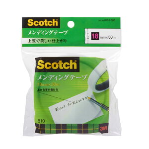 スリーエム スコッチ メンディングテープ 18mm×30m Scotch 810-3-18S