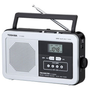 日本産 TY-SHR3-S 東芝 ワイドFM 史上一番安い AM ホームラジオ SW TOSHIBA