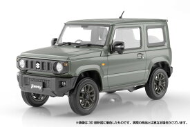 アオシマ 1/24 楽プラ スナップカー No.3-JG JB64 ジムニー 2018 ジャングルグリーン【65952】 プラモデル