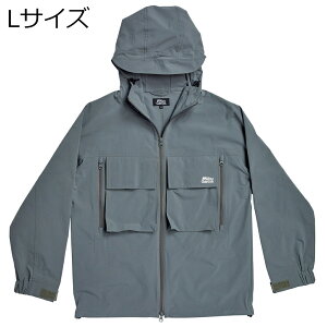 アブガルシア ウォーターレジスタント フィッシングパーカー Lサイズ(グレー) ウォーターレジスタントフィッシングパーカーLサイズ(グレー) AbuGarcia