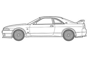tW~ 1/24 p݃~bhiCgV[Y p4 Y XJCC GT-R (R33) RGOyp-4z vf