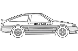tW~ 1/24 DV[Y No.001 gmO^1600GT APEXAE86CyISD-001z vf