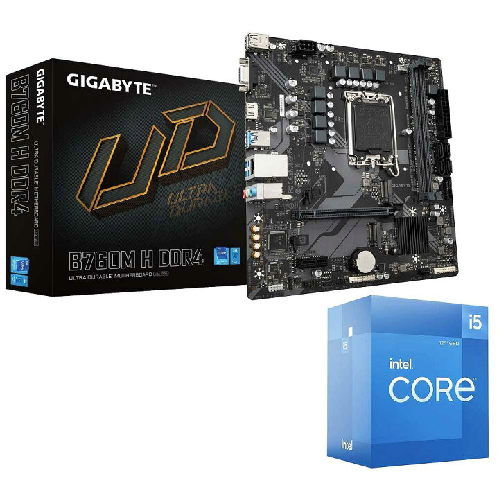楽天市場】GIGABYTE（ギガバイト） B760M H DDR4 with Core i5