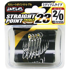 �V���E�g �X�g���[�g�|�C���g�g���u��23 2/0�T�C�Y�i5�{�j 223SS2/0 Shout STRAIGHT POINT TREBLE