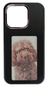 URR iPhone 14/13�p �o�b�e���[�s�v �T�C�l�[�W�@�\���� 3.7�C���`�J���[E-Ink�X�N���[������ �ϏՌ��}�b�g�P�[�X�i�u���b�N�j URR-SC14/14_BL