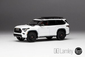 QCR[vv_Nc 1/64 g^ Sequoia TRD PRO Ice Cap White DiecastTalk × LamleyiyDTG0028-WHz ~jJ[