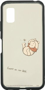 グルマンディーズ AQUOS wish3(SH-53D/SoftBank)用 耐衝撃ケース IIIIFIT CLEAR ディズニー(くまのプーさん) gourmandise DNG-143PO