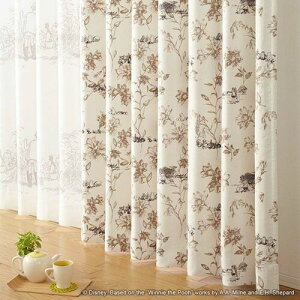 �X�~�m�G(SUMINOE) POOH/�V�[�� �Ռ�1���J�[�e�� 1������i��100×����200cm�E�s���N�j M1105-100-200 ���܂̃v�[���� �h���[�v�J�[�e�� (323-65470) [M1105100200]�yDisneyzone�z