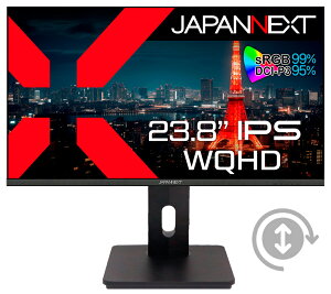 JAPANNEXTbWplNXg tfBXvC(23.8^/IPS/WQHD 2560×1440/75Hz/7ms/HDMI1.4/DP1.2/DVI-D/VESA)(ubN) ~@\X^h JN-IPS2380FLWQHD-HSP-N