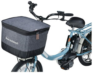 川住製作所 2段式前カゴカバー デニム(チャコールグレー) KW-555CG