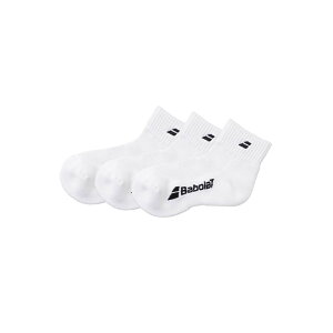 BabolaT(o{) Y \bNX 3gizCgETCYF25`27cmj BUS4815C-WH00-25-27 CLUB 3P SHORT SOCKS