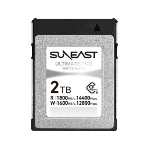 SUNEASTbTC[Xg CFexpress TypeB [J[h 2TB SE-CFXB002TW1800 ULTIMATE PRO WHITE Series CFexpress Type B Card