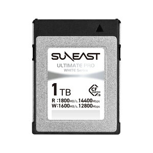 SUNEASTbTC[Xg CFexpress TypeB [J[h 1TB SE-CFXB001TW1800 ULTIMATE PRO WHITE Series CFexpress Type B Card