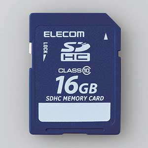 MF-FSD016GC10R エレコム SDHCメモリーカード 16GB Class10