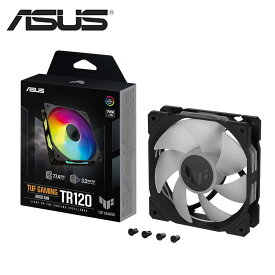 ASUS｜エイスース ARGB ケースファン TUF Gaming TR120 ARGB Fan 120mm TUFGTR120ARGBBLACK