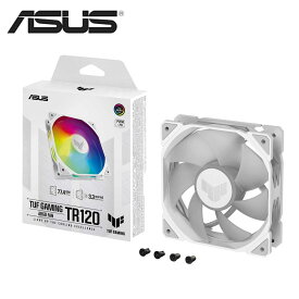 ASUS｜エイスース ARGB ケースファン TUF Gaming TR120 ARGB Fan 120mm（ホワイト） TUFGTR120ARGBWHITE