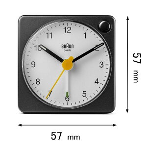 uE ڊo܂v BRAUN Analog Alarm Clock BC02XBW(uE) [BC02XBWuE]yԕiAz
