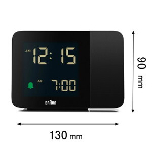uE ڊo܂v BRAUN Digital Projection Alarm Clock BC15B(uE) [BC15BuE]yԕiAz