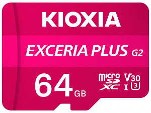 KIOXIAbLINVA yKizEXCERIA PLUS G2 microSDXC UHS-I J[hi64GBjy4K^EX}[gtHz KMUH-B064G