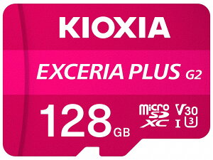 KIOXIAbLINVA yKizEXCERIA PLUS G2 microSDXC UHS-I J[hi128GBjy4K^EX}[gtHz KMUH-B128G