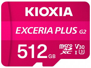 KIOXIAbLINVA yKizEXCERIA PLUS G2 microSDXC UHS-I J[hi512GBjy4K^EX}[gtHz KMUH-B512G