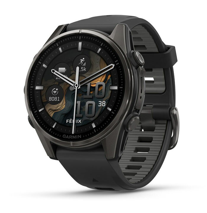 楽天市場】ガーミン fenix 8 Sapphire AMOLED 43mm Ti Carbon Gray DLC 