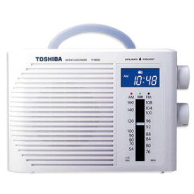 TY-BR30F(W) 東芝 ワイドFM/防水クロックラジオホワイト TOSHIBA