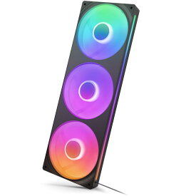 NZXT 新機軸 PCケースファン シングルフレームファン F360 RGB CORE 360mm 2400RPM （ブラック） RF-U36HF-B1