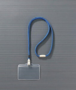 ライオン事務器 つりさげ名札 (ブルー) N73ER-10P